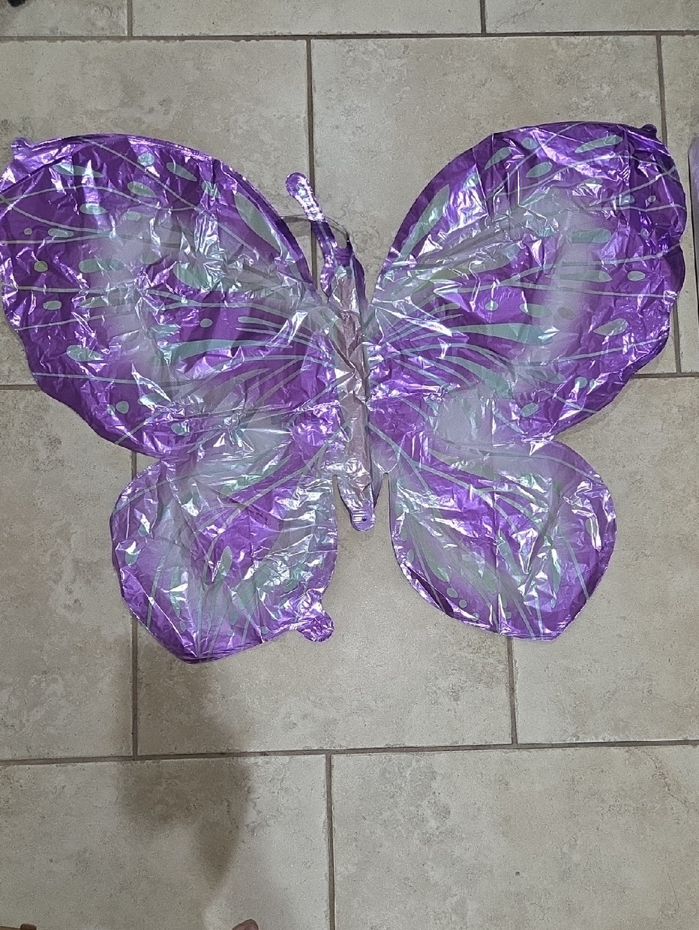 SET 0F 3- INFLATABLE BUTTERFLY BALLOONS- 3 FOOT WIDE-LARGE